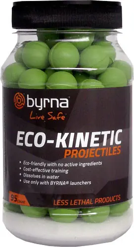 Byrna Eco-Kinetic Projectiles: 95 Count .68 Caliber Tub