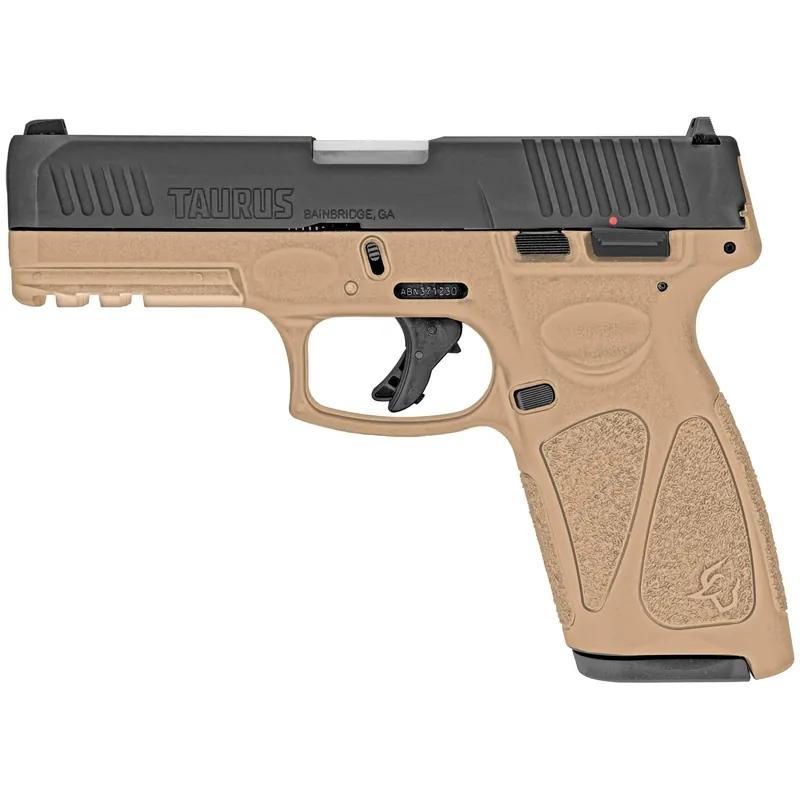 Taurus G3 9mm Pistol 4" Barrel 17-Round Tan/Black Two-Tone Finish