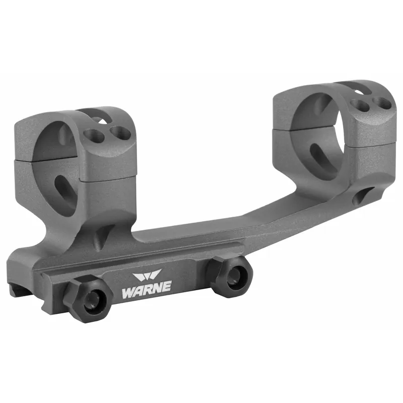 Warne Gen 2 Extended Skeleton 30mm Grey Scope Mount