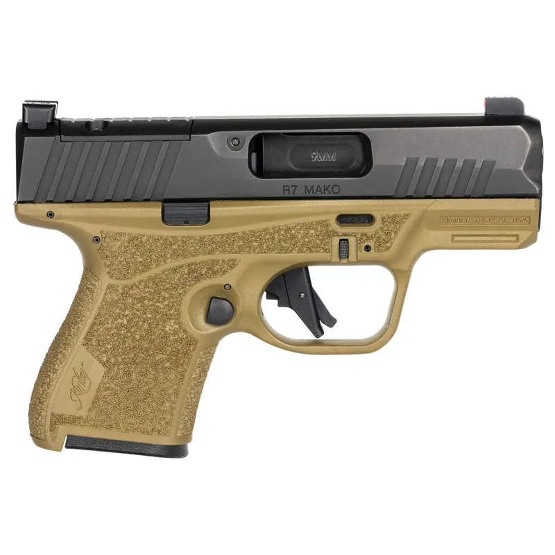 Kimber R7 Mako 9mm Pistol 3.37" Barrel 10-Round FDE/Black