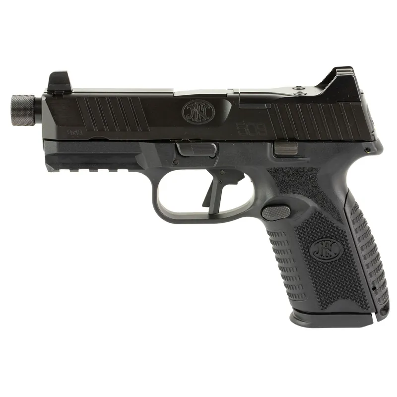 FN 509M Tactical 9mm 4.5" 24-Round Black with 5 Magazines