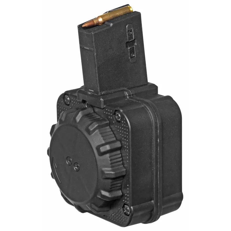 PROMAG AR-15 5.56 65-Round Black Polymer Drum Magazine