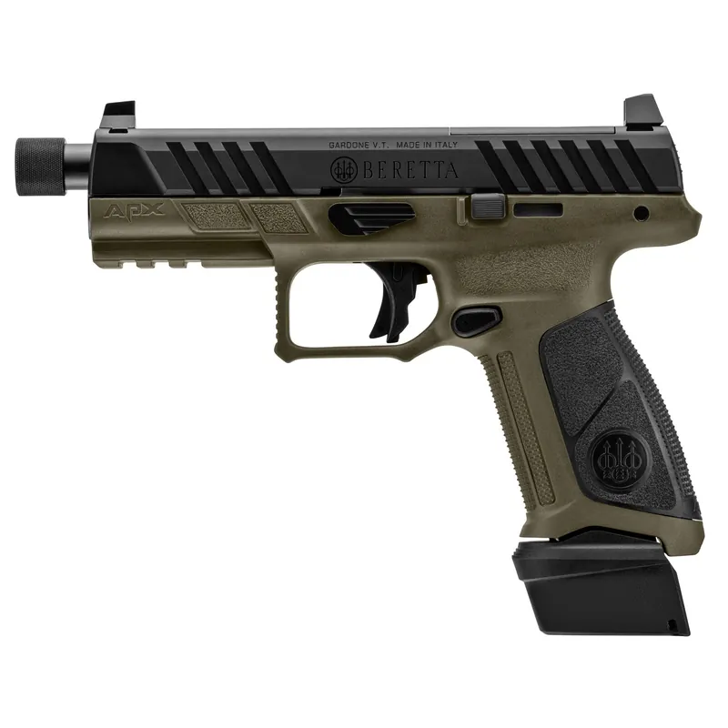 Beretta APX A1 Tactical 9mm Pistol with 4.8" Barrel and 21-Round Capacity
