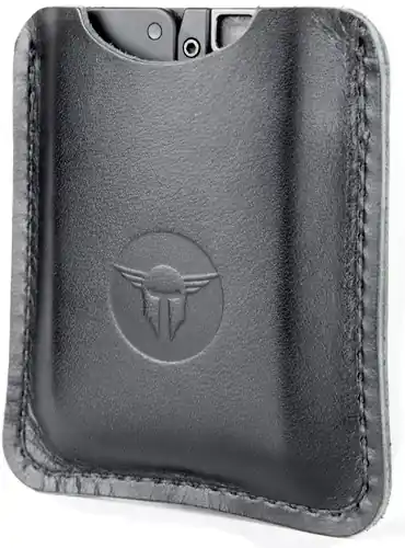 Black Trailblazer Leather Sleeve for Lifecard
