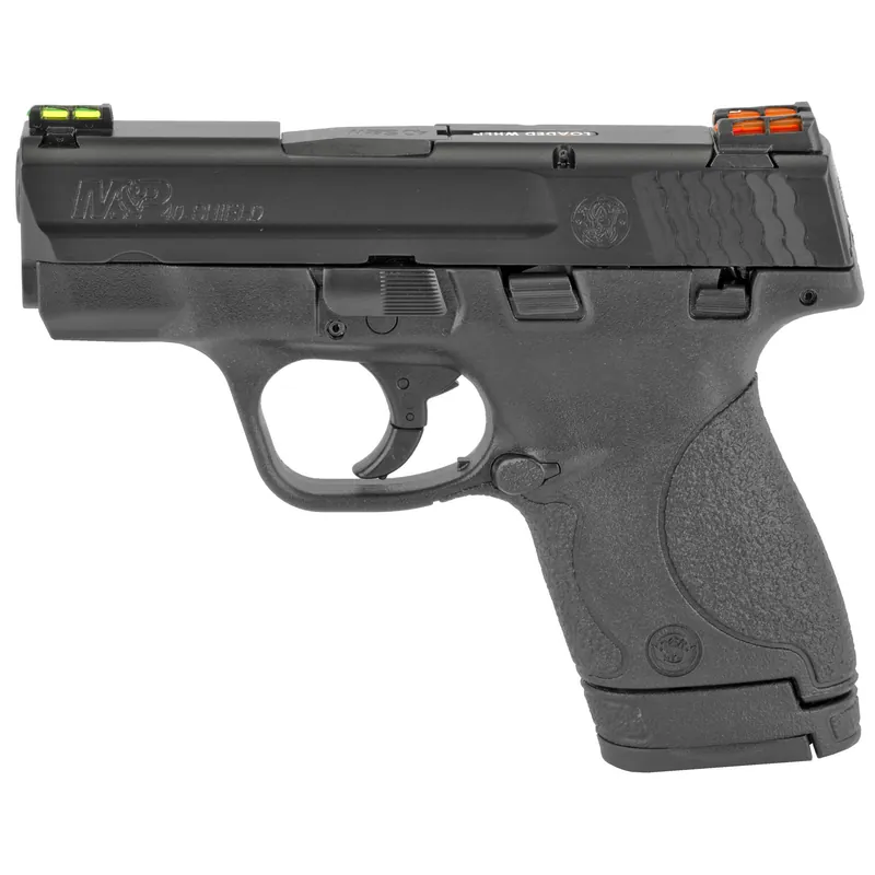 S&W Shield .40 S&W 3.1" Black 7-Round Hi-Viz CA Compliant