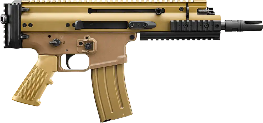 FN SCAR 15P 5.56mm 30+1, 7.5" Barrel, FDE Finish, Ambidextrous