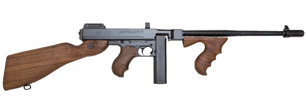 Thompson T114 1927A-1 Deluxe .45 ACP, 16.5" Barrel, 20+1 Capacity, Blued Finish, Walnut Stock