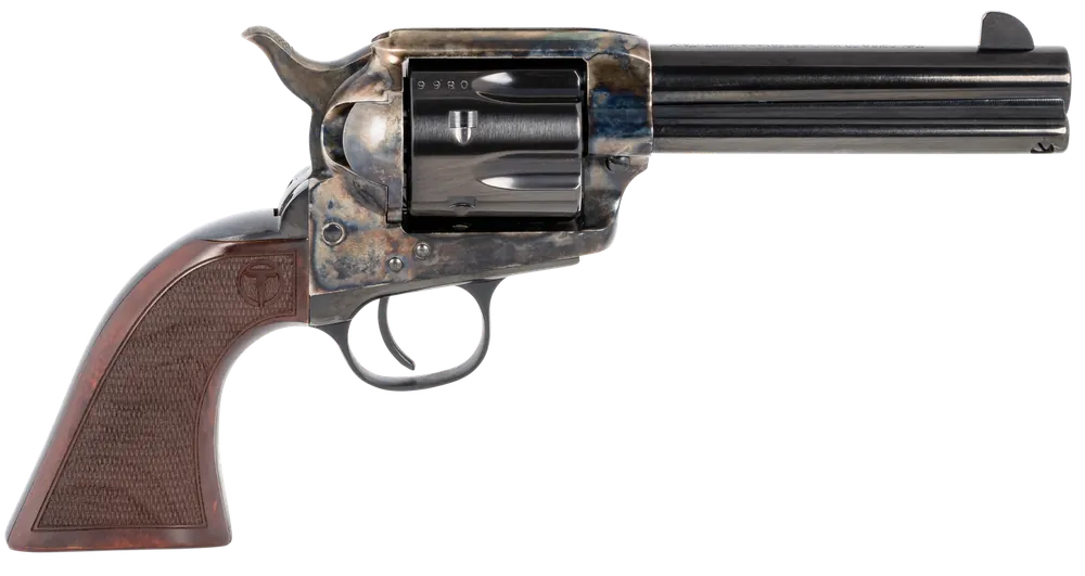 Taylors & Company Smoke Wagon .45 Colt Revolver with Blued Finish and Walnut Grip