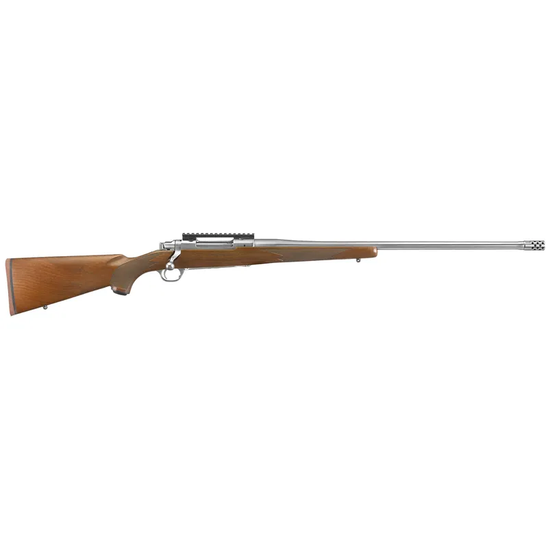 Ruger Hawkeye Walnut .300 Win 24" Stainless Steel 3-Round