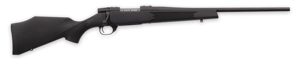 Weatherby Vanguard Synthetic Compact 350 Legend Rifle - Matte Blued Finish, Monte Carlo Stock