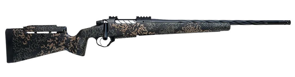 Seekins Precision Havak PH3 300 Win Mag Rifle with Black Fluted Barrel and Woodland Shadow Stock