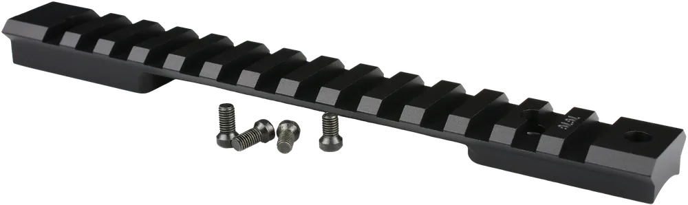 Warne 7676M Tactical Rail for Winchester Model 70/Marlin XL-7 Long Action, Black Anodized Aluminum, 0 MOA