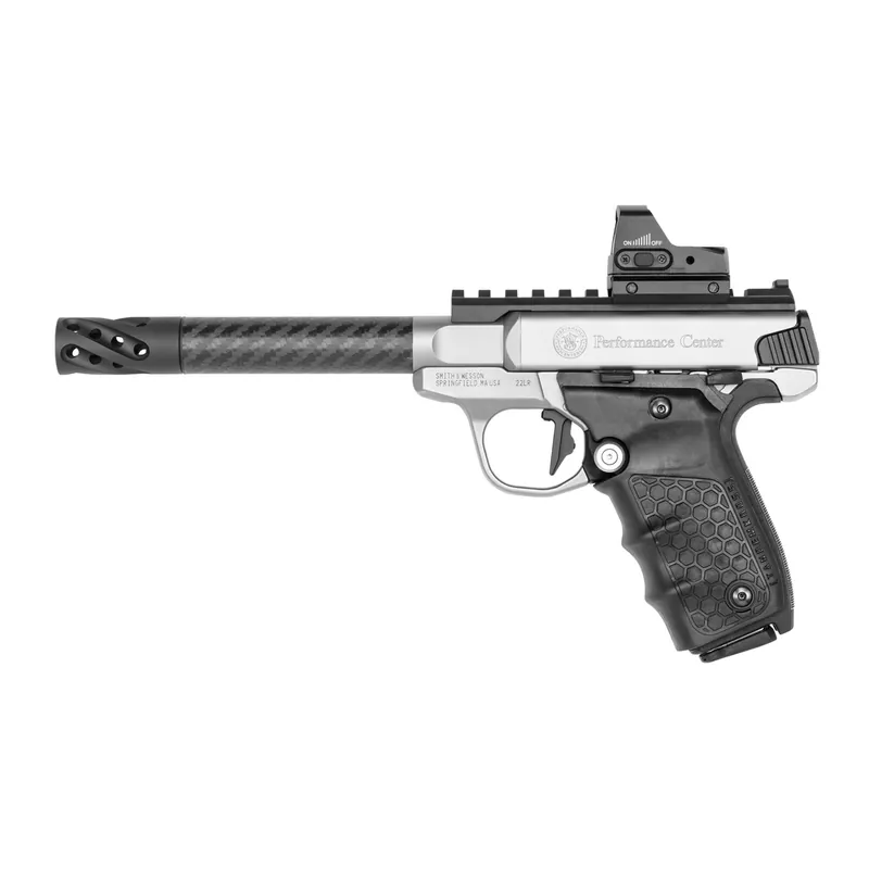 S&W Performance Center Victory .22LR with Carbon Fiber and Crimson Trace Red Dot