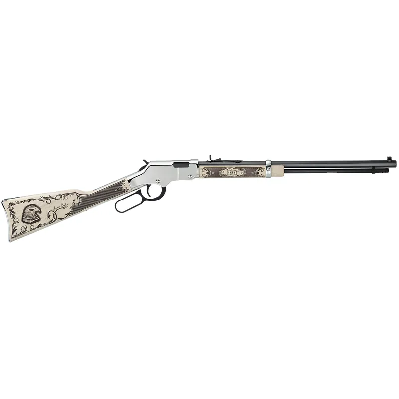 HENRY AMERICAN EAGLE 22LR 20" NICKEL RIFLE
