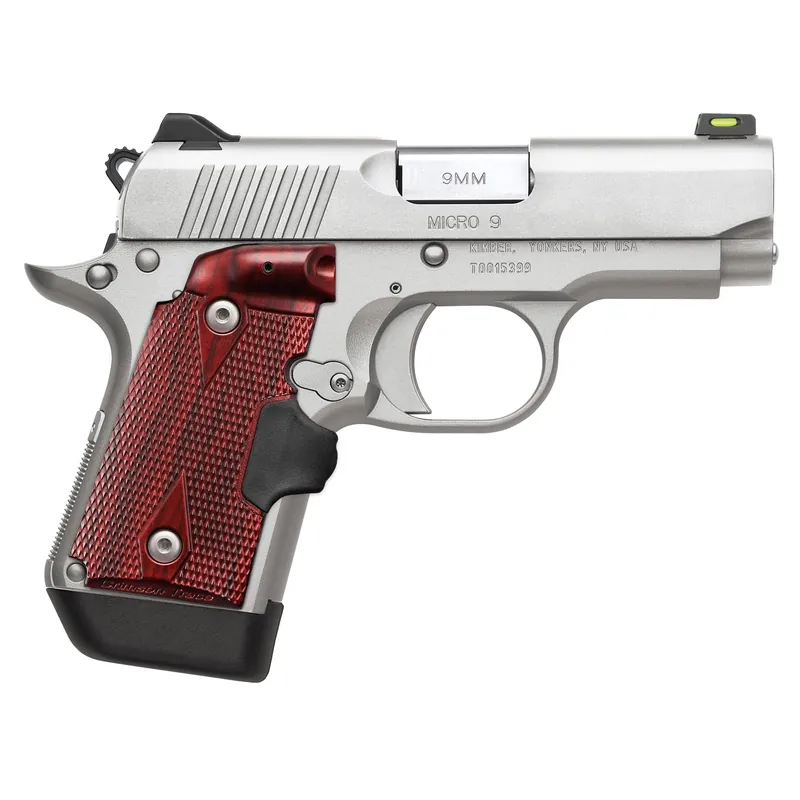 Kimber Micro 9 Stainless Rosewood 9mm 7-Round Laser Grip