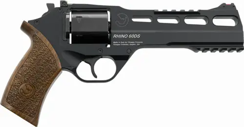 Chiappa Rhino 60SA 9mm Adjustable Sight Black/Walnut 6"