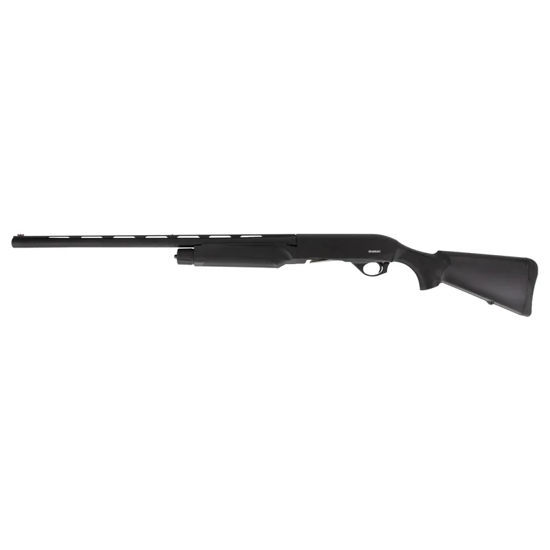 SPANDAU S2 12 Gauge Shotgun, 3" Chamber, 28" Barrel, 3-Round Capacity, Black Finish