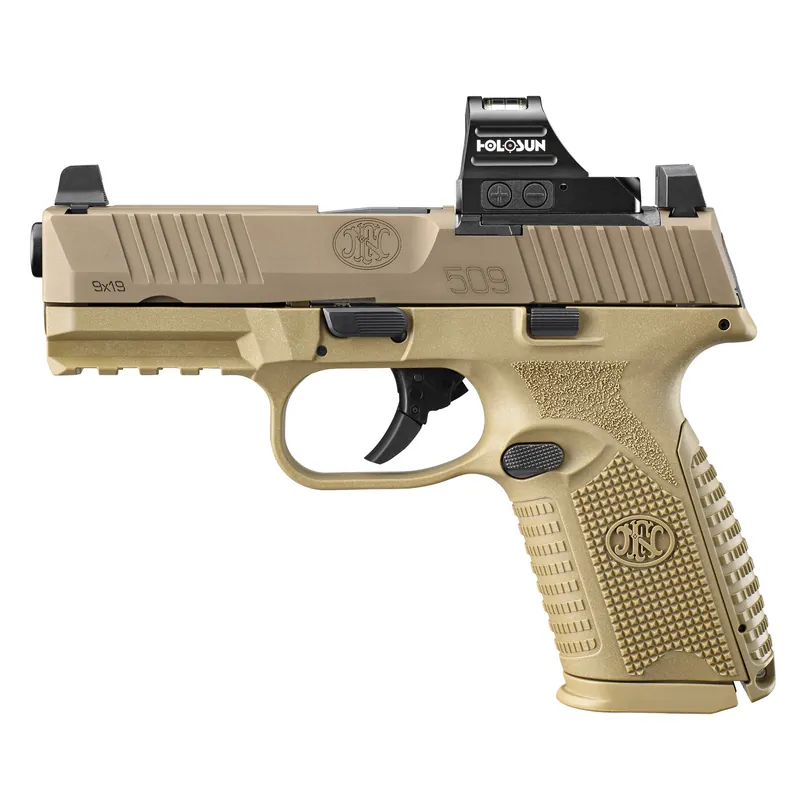 FN 510 MRD 10mm Pistol with 4.1" Barrel, 10-Round Capacity, and 407C FDE Finish