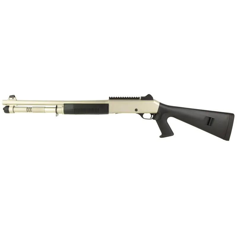 MAC 1014 Marine Shotgun 12GA 18.5" 5-Round Nickel Finish