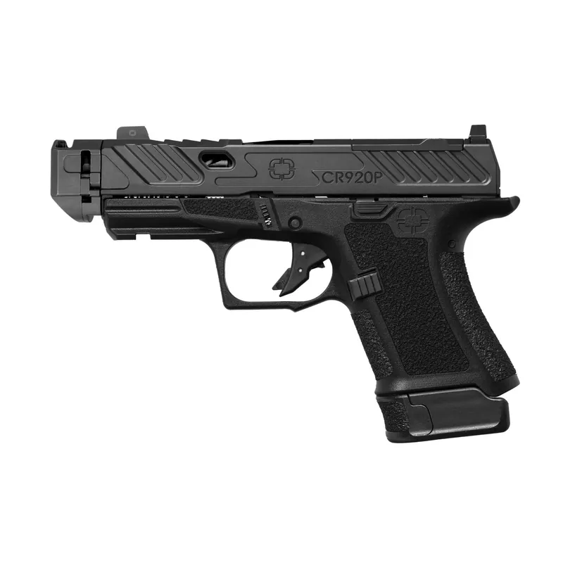 Shadow Systems CR920P 9mm 3.75" Black 13-Round Compensated Pistol