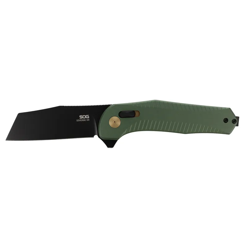 SOG Diverge XR 3" Folding Knife - Forest Green