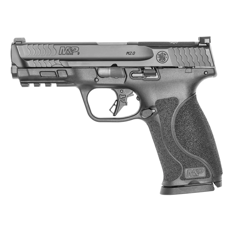 Smith & Wesson M&P M2.0 9mm 4.25" 17-Round Black Optics Ready No Manual Safety