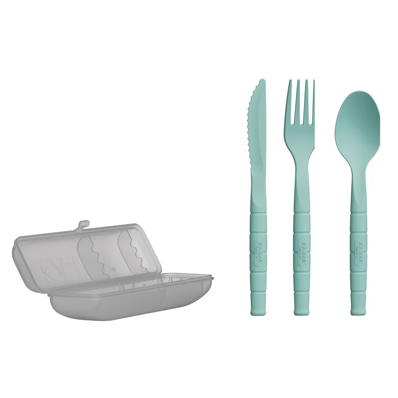 KBAR Lunch Pal Cutlery Set: Spoon, Fork, Knife