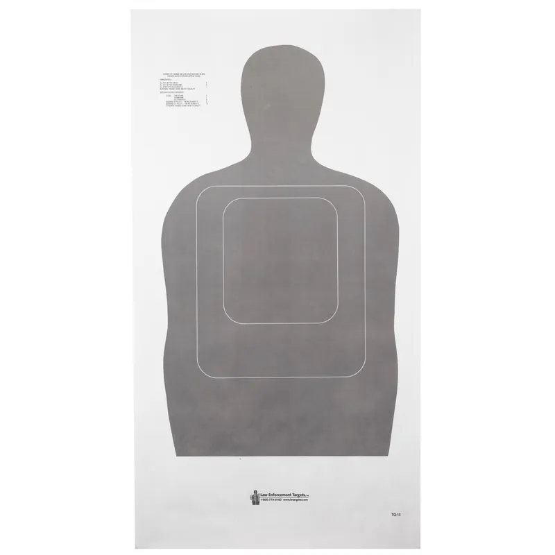 ACTION TGT TQ 15 Gray Targets - Pack of 100