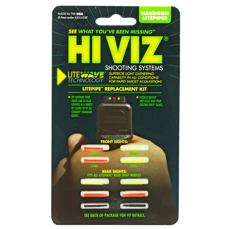 HIVIZ LiteWave Handgun Replacement Pipe Set