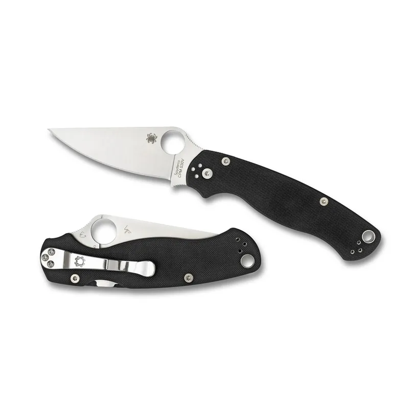 Spyderco Para Military 2 G-10 Plain Edge Knife