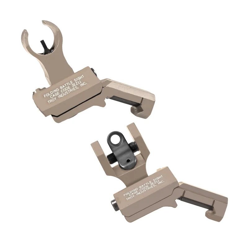 Troy Folding HK Front Offset Sight FDE