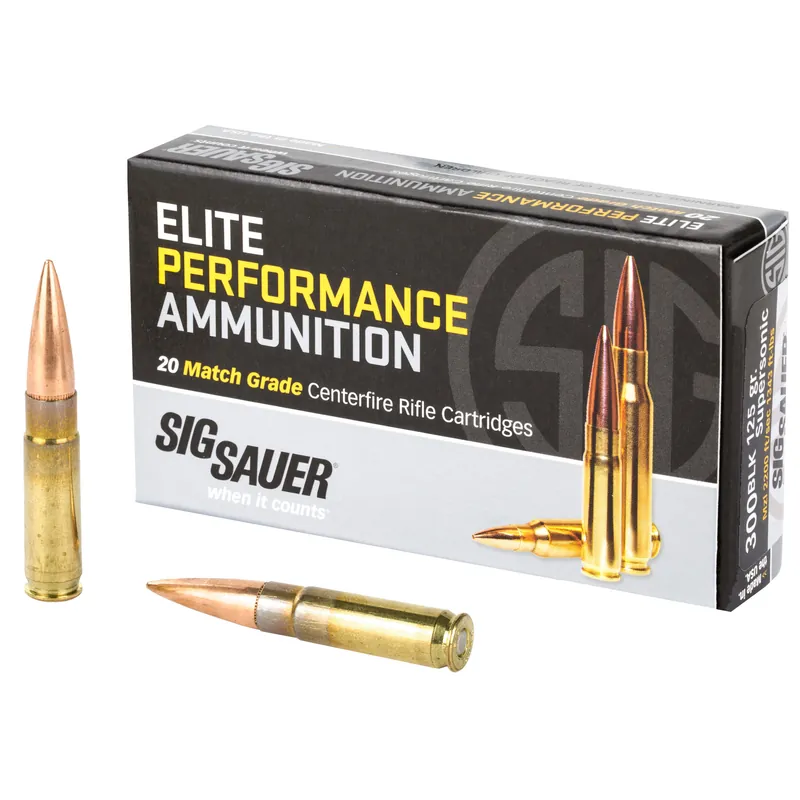 SIG AMMO 300 Blackout 125 Grain OTM 20-Round Box