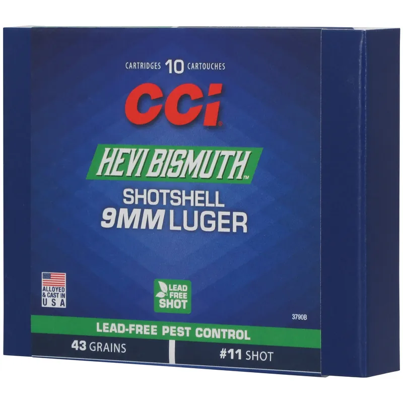 CCI 9MM Bismuth Shotshell - Pack of 10/200