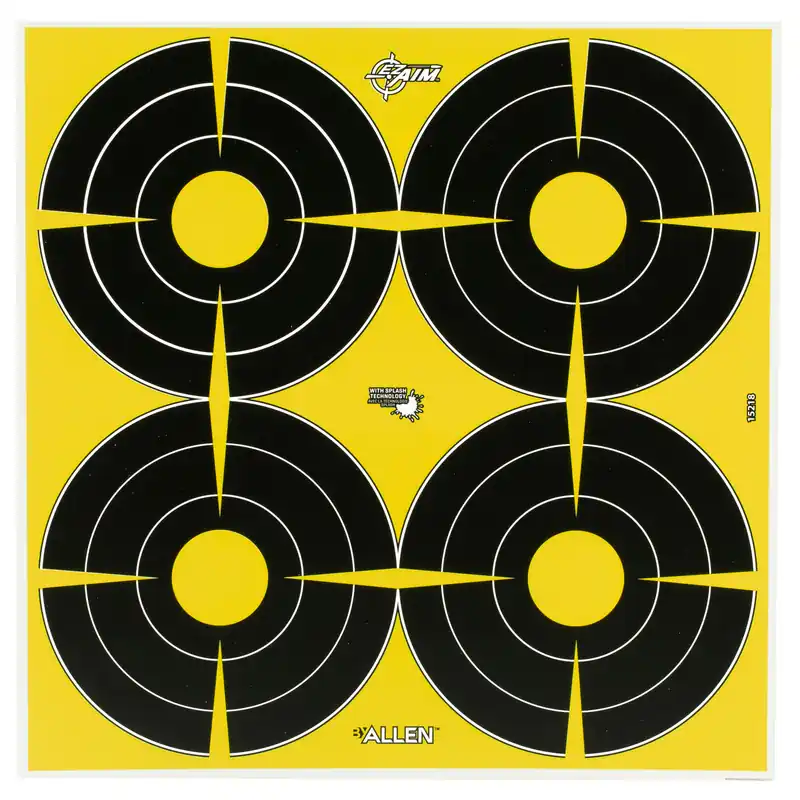 ALLEN EZ AIM 12"X12" 4-Spot Target Pack - 8 Count