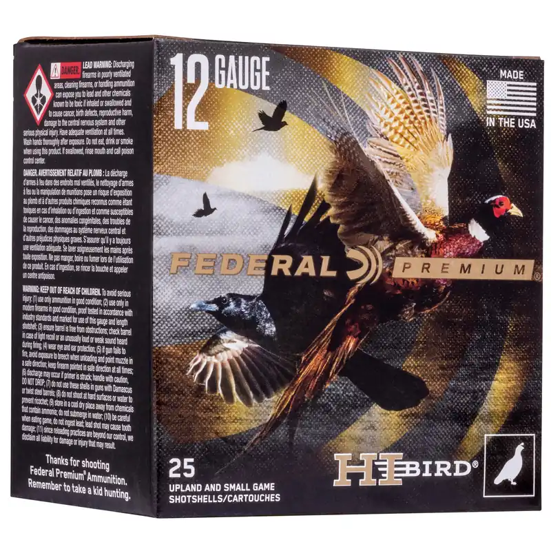 Federal Hi-Bird 12 Gauge 2.75" #5 Shot 25 Rounds/250 Rounds