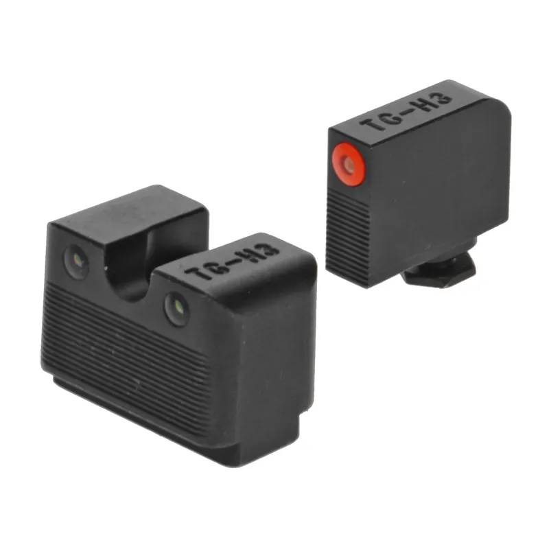 TRUGLO Tritium Pro Night Sights for Glock MOS Low Profile Orange Front