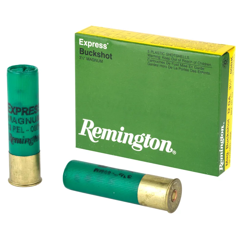 Remington Express Magnum 12 Gauge 3.5" 00 Buckshot 5 Rounds/250 Rounds