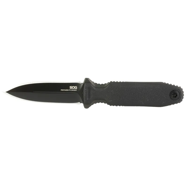SOG Pentagon FX Covert 3.41" Blackout Knife