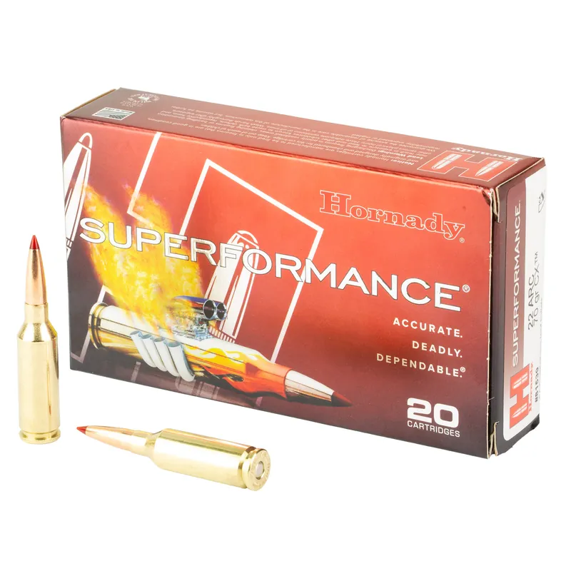 Hornady Superformance 22 ARC 70 Grain CX Ammunition - 20 Rounds/200 Rounds