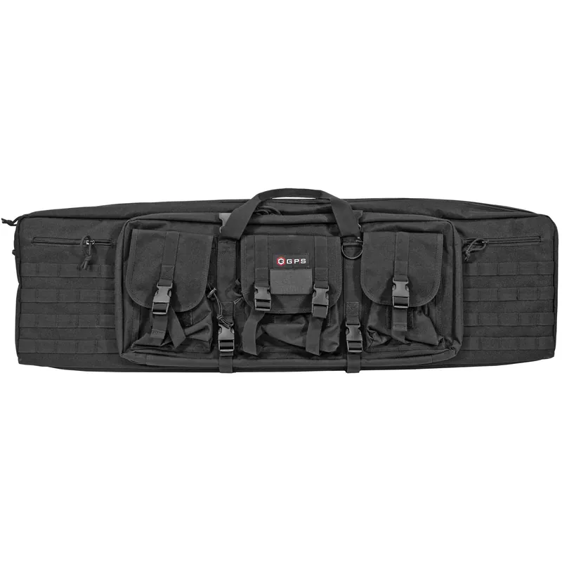 42" Black Double Rifle Case with GPS
