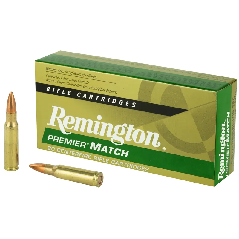 REM MATCH 6.8 SPC 115GR BTHP Ammunition 20/200