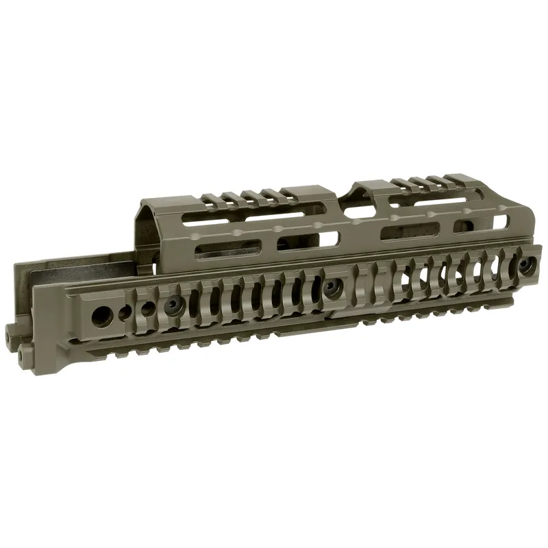 Midwest AK Alpha Quad Rail 10" Olive Drab Green