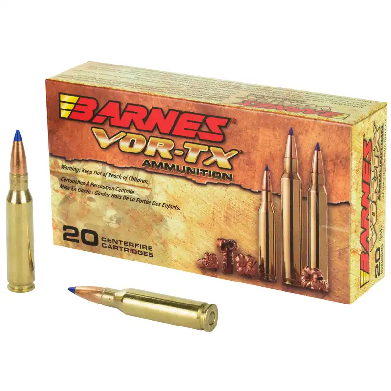 Barnes VOR-TX 7mm-08 120gr TTSX Ammunition - 20 Rounds