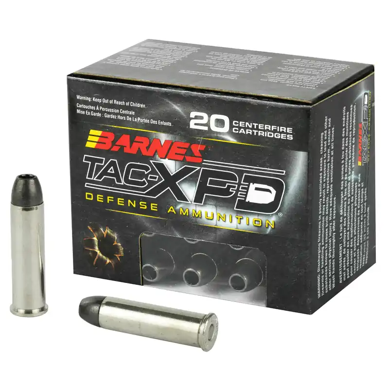 BARNES TAC-XPD 357 Magnum 125 Grain Ammunition - 20 Rounds/200 Rounds Available