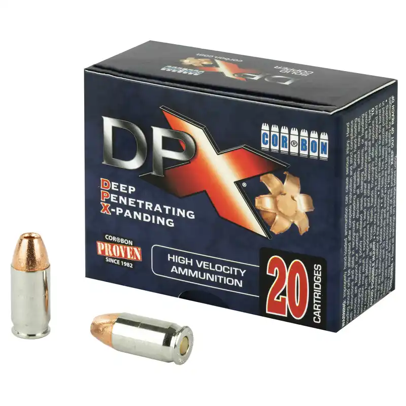 CORBON DPX 380 ACP 80 Grain Barnes Bullets - 20 Rounds/500 Rounds