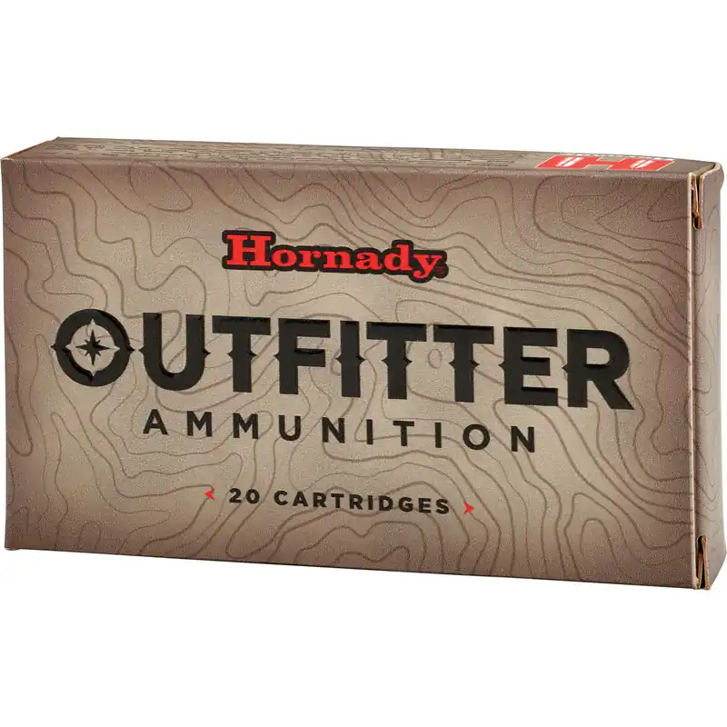 Hornady Outfitter 375 H&H 250 Grain CX, 20 Rounds/Box, 120 Rounds/Case