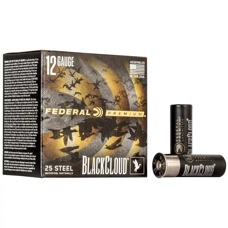Federal Black Cloud 12 Gauge 3" #2 Shot 25 Rounds/250 Rounds Case