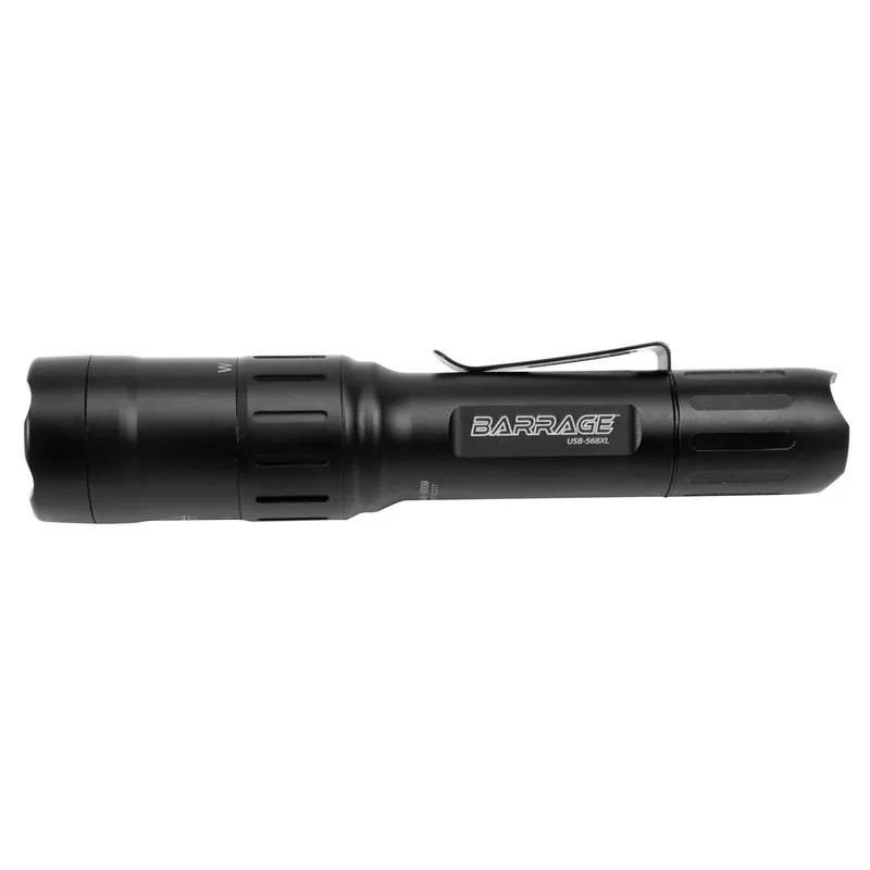NIGHTSTICK Barrage USB Rechargeable 900 Lumen Flashlight - Black