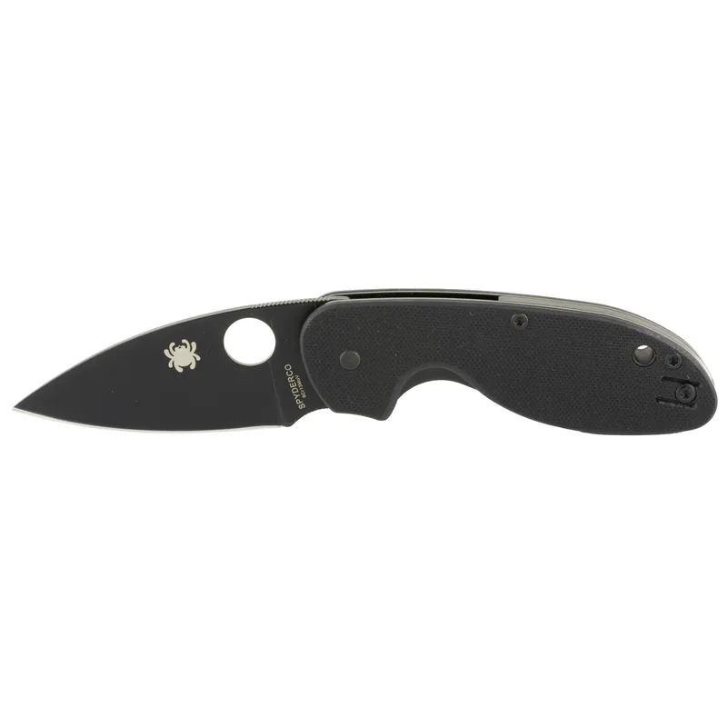 Spyderco Efficient G-10 Black Plain Edge Knife