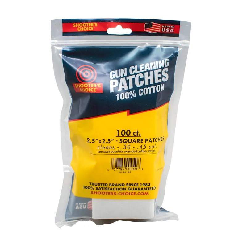 OTIS 2.5-Inch Square Cleaning Patches, Pack of 100